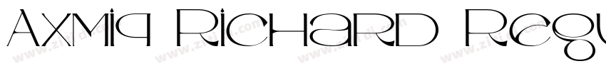 Axmiq Richard Regula字体转换